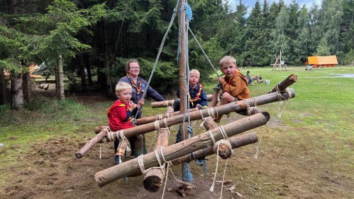 Familiespejder på sommerlejrer 